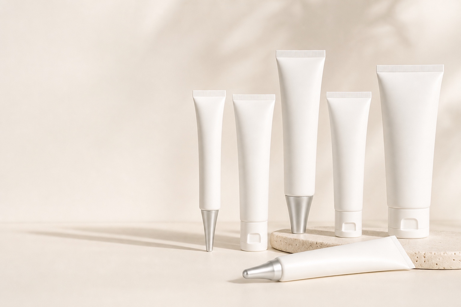 Sunscreen tubes matte finish